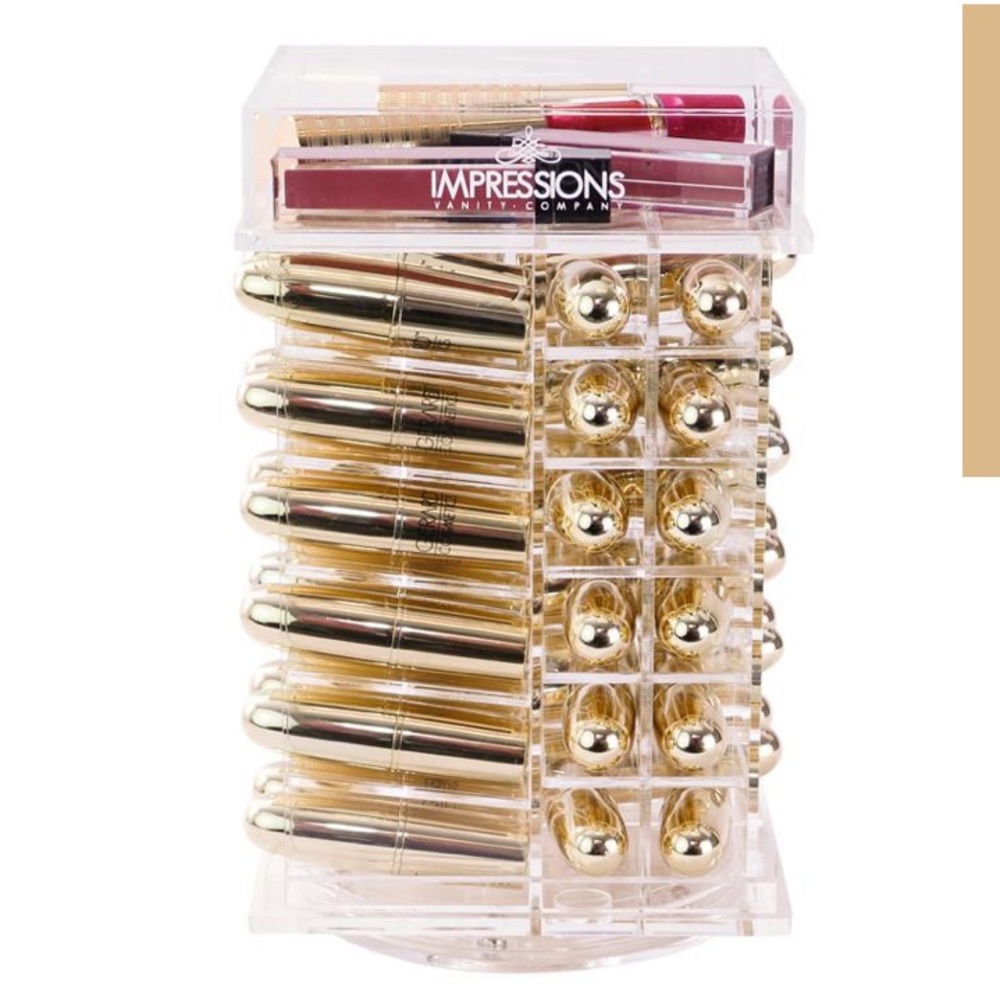 48 Slot Acrylic Lipstick Spinner
